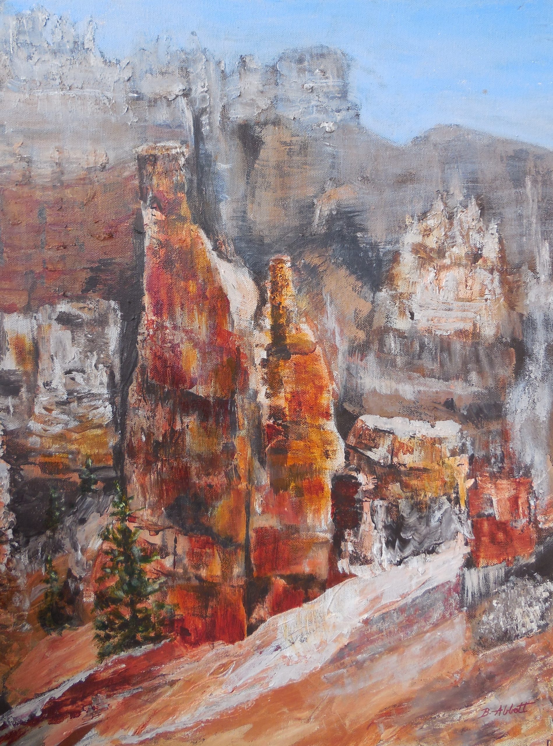 Painting of a cheetah