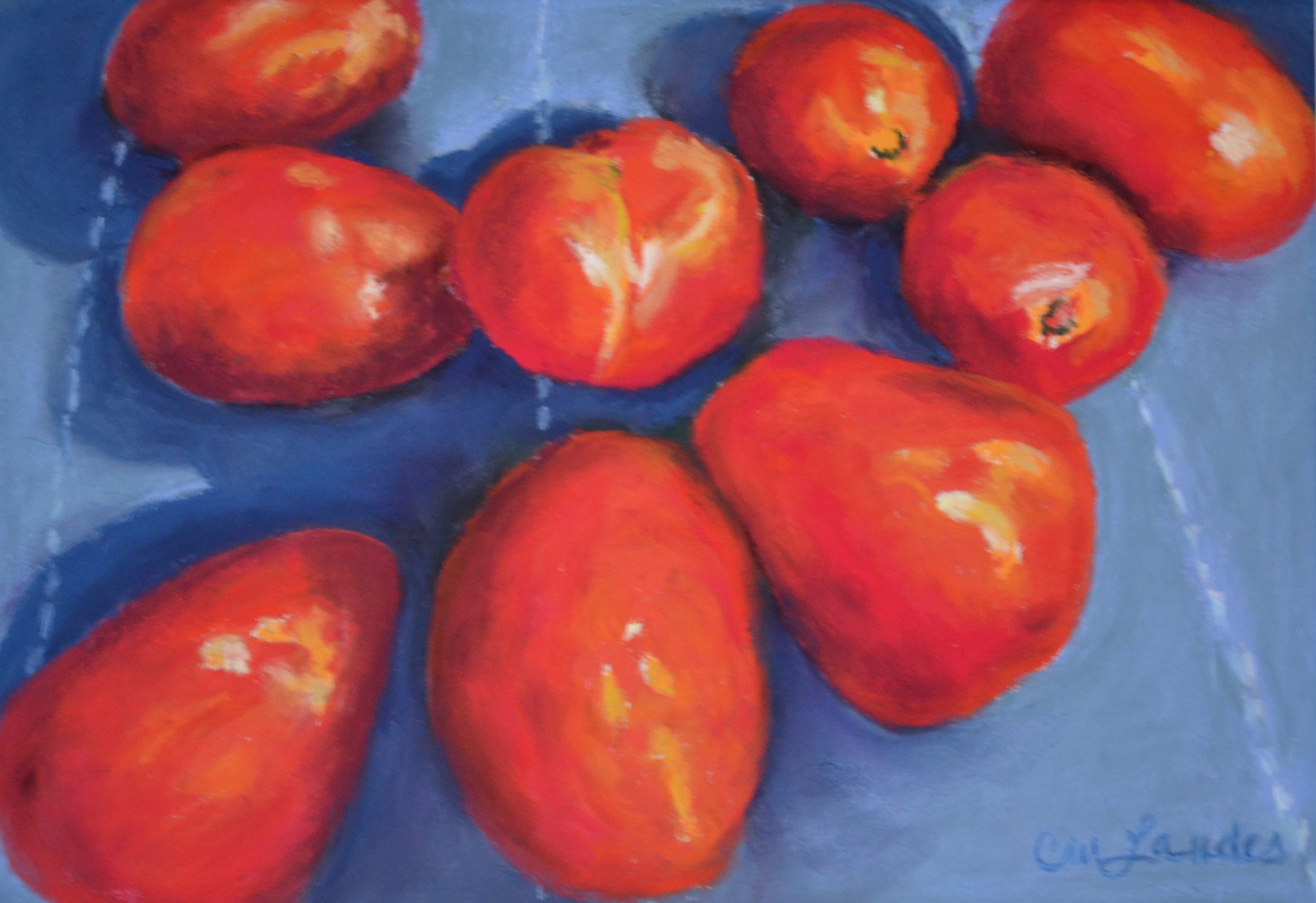 Painting of a cheetah