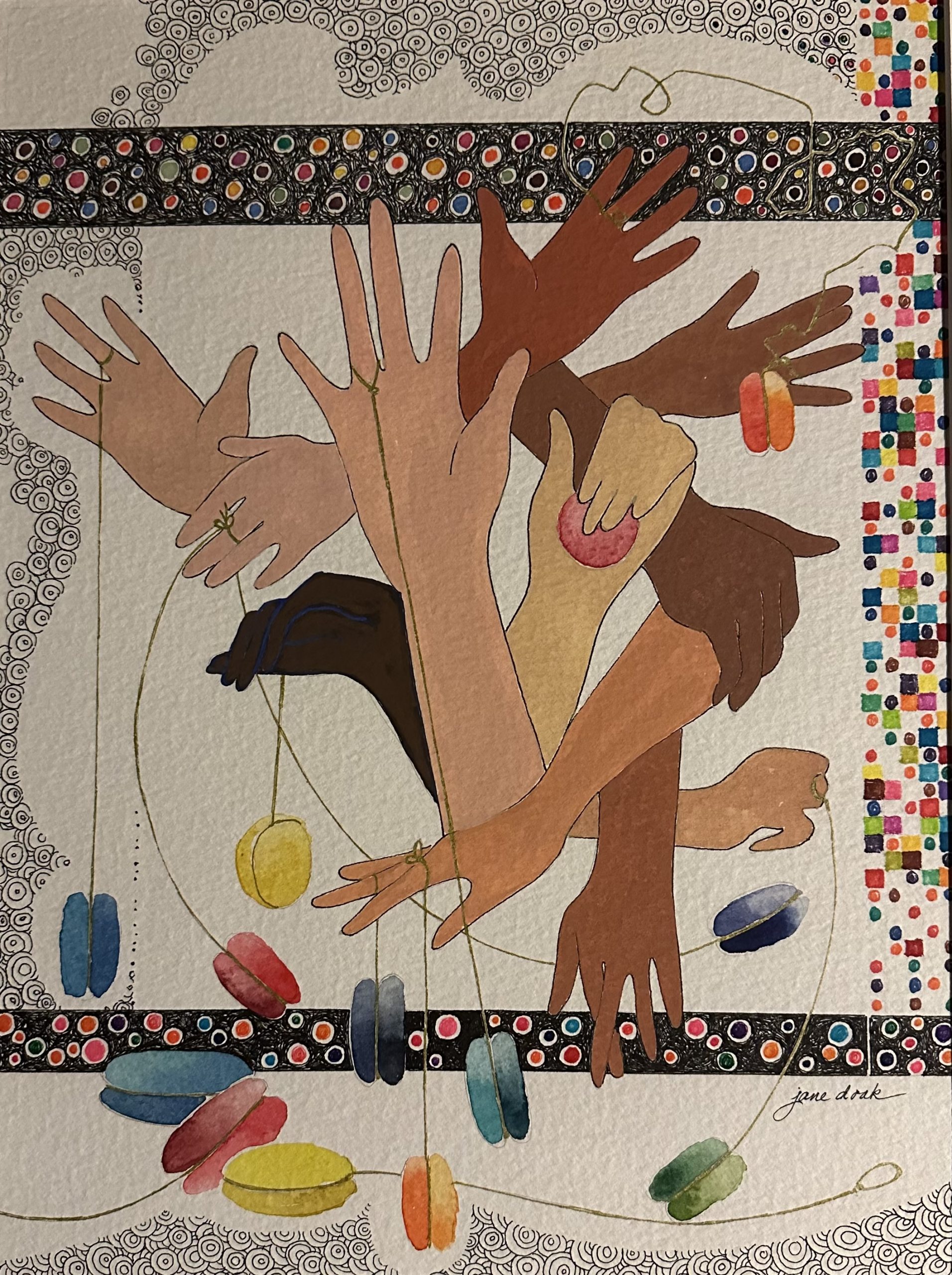 Painting of a cheetah