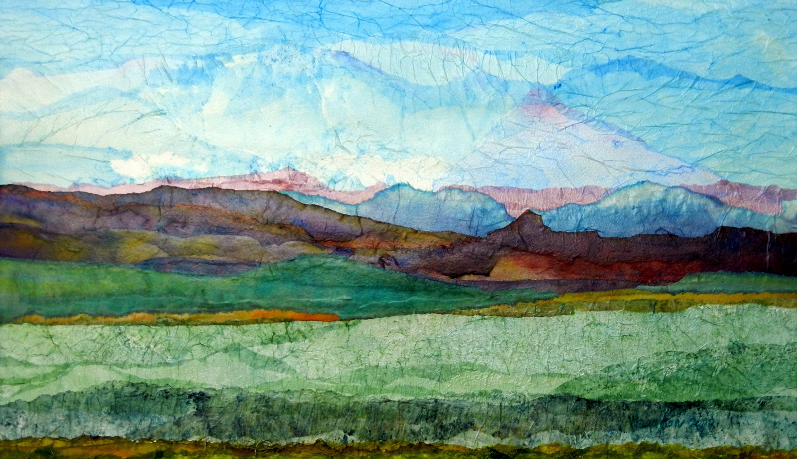 Painting of a cheetah