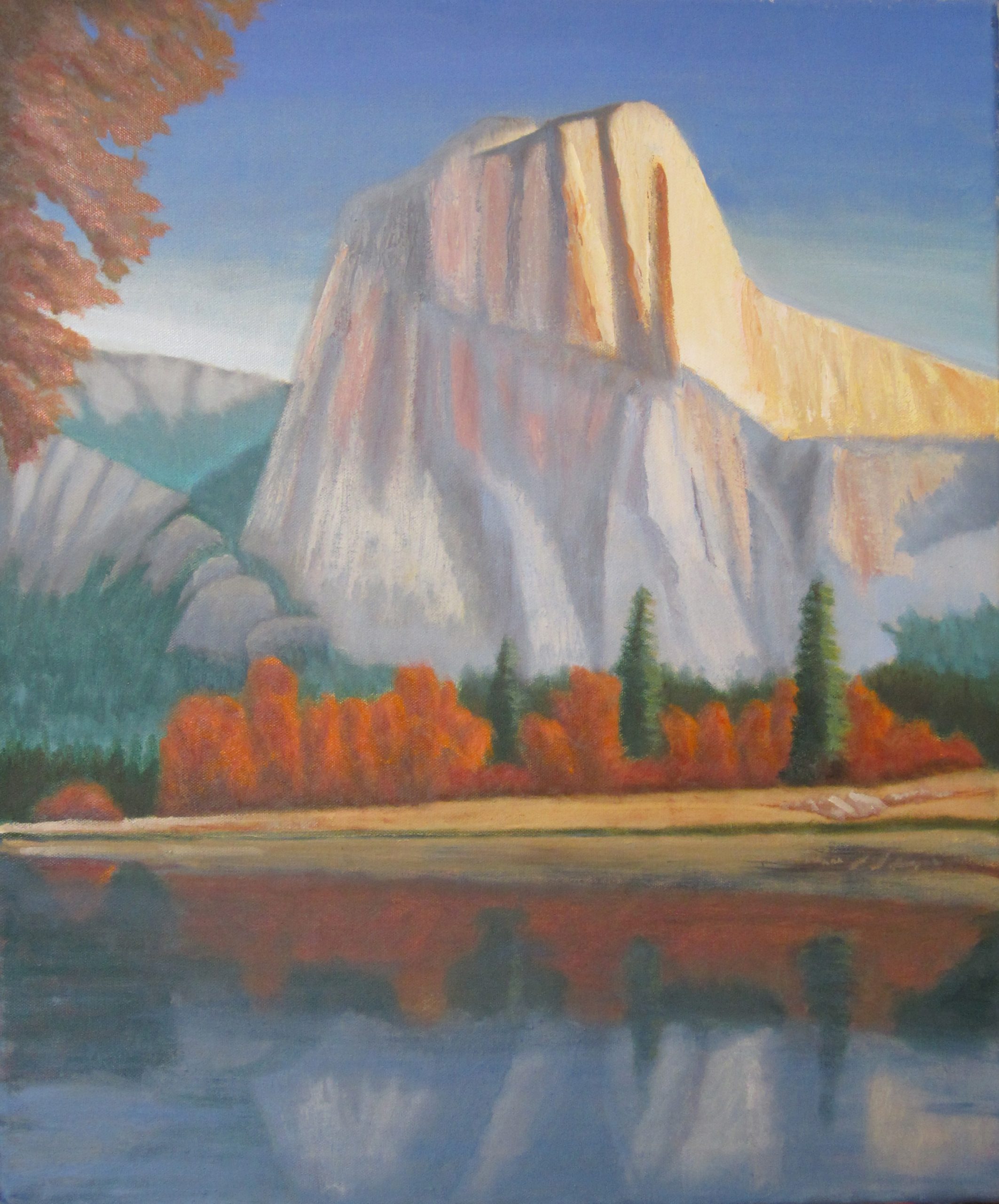 Reflected Majesty Half Dome 24x20