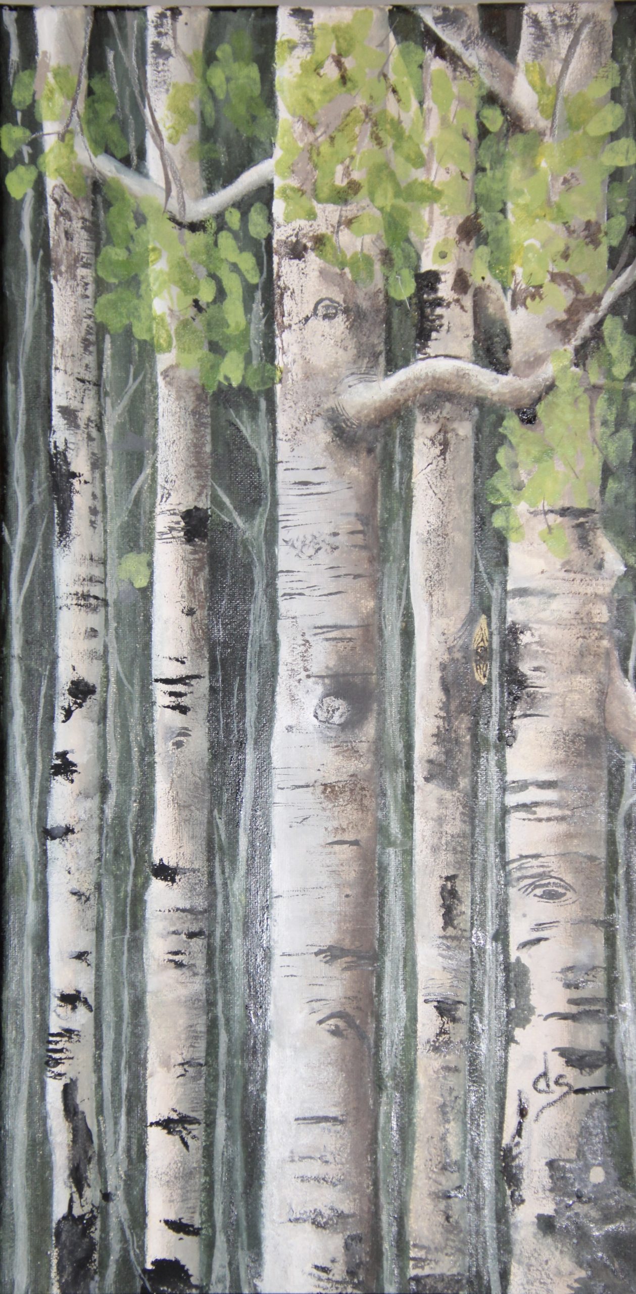 Painting of a cheetah